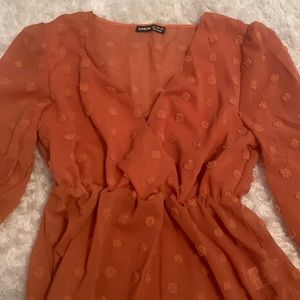 Orange Blouse